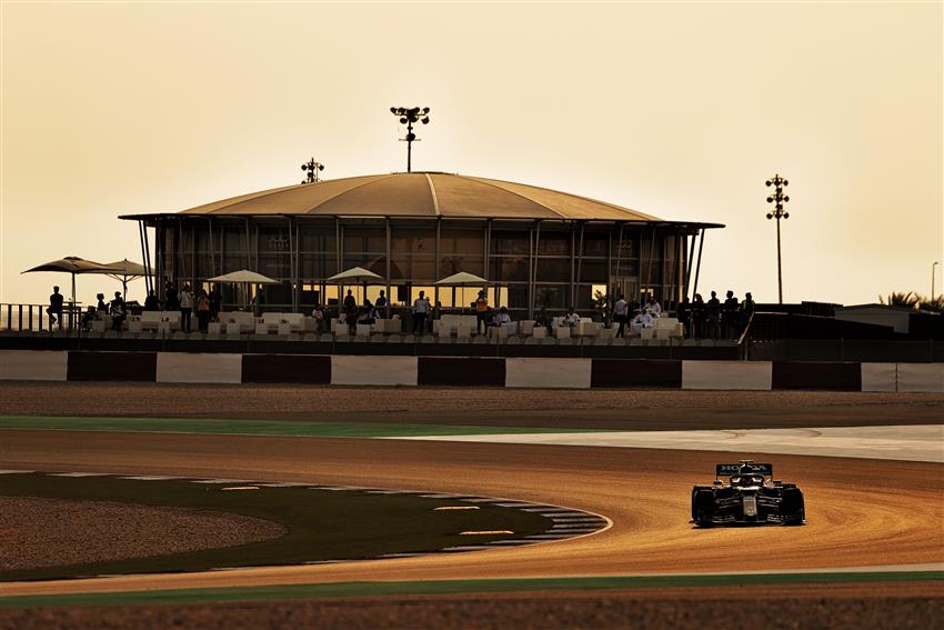 F1 car in Qatar